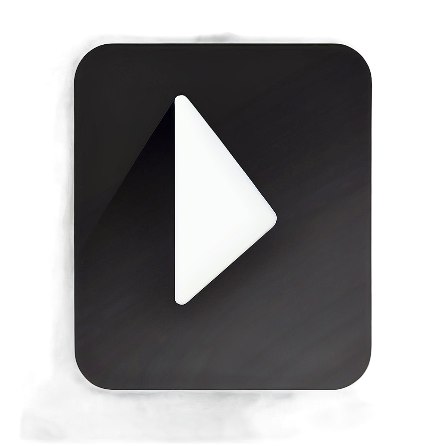 White Play Button Symbol Png Pev49 PNG