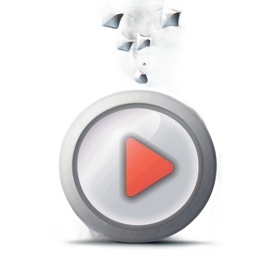 White Play Button Vector Png 22 PNG