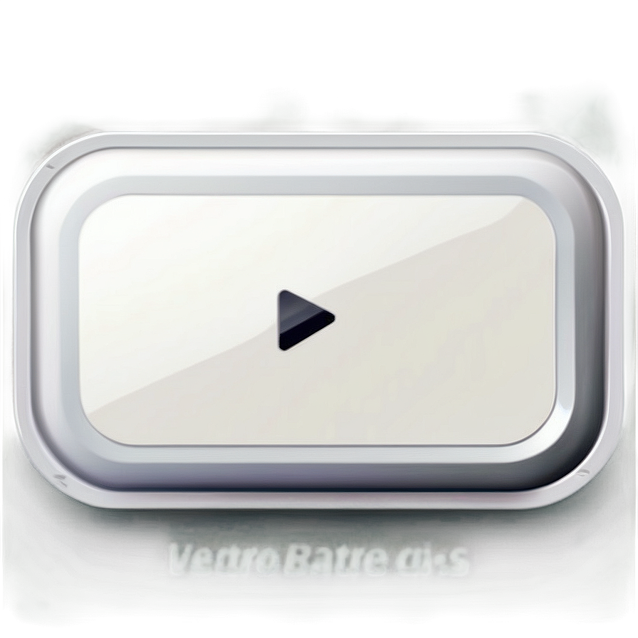 White Play Button Vector Png 81 PNG