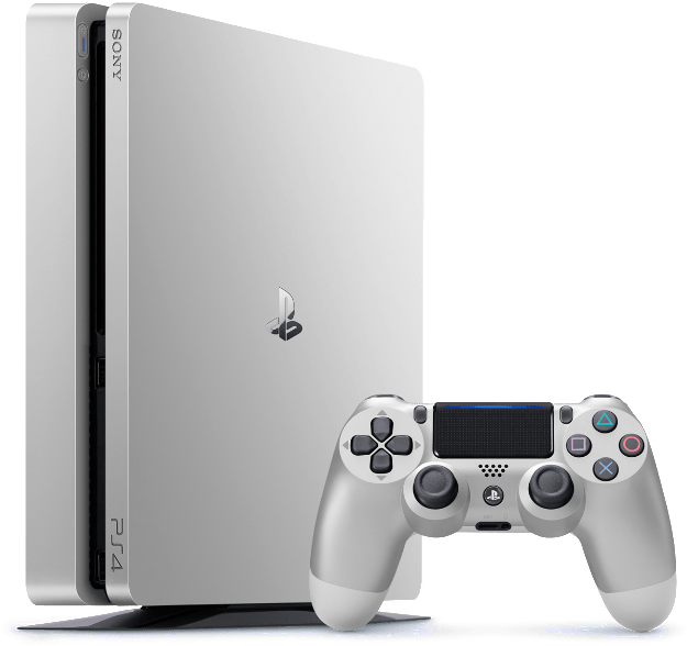 White Play Station Consoleand Controller PNG