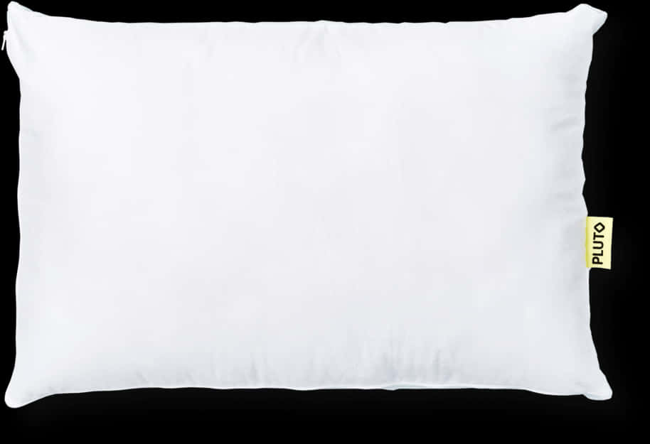White Pluto Branded Pillow PNG