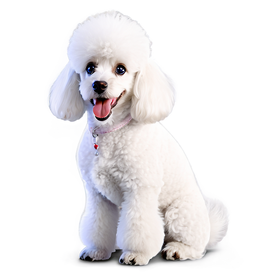 White Poodle Cartoon Png Ahl27 PNG