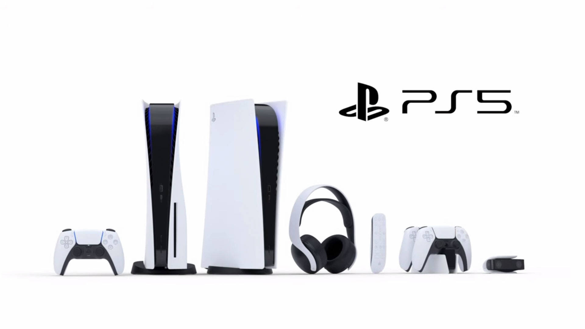 White PS5 Collection Wallpaper