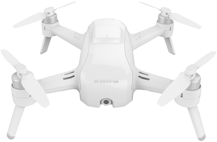 White Quadcopter Drone Isolated PNG