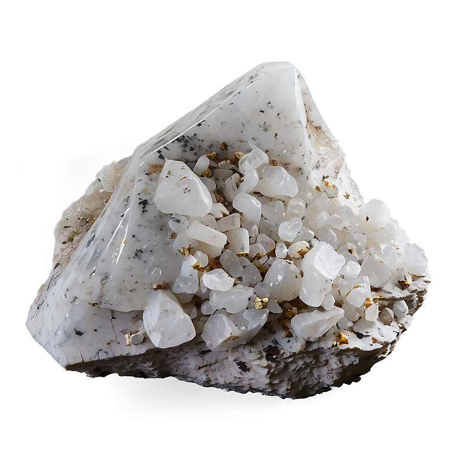 White Quartz Rock Png 06132024 PNG