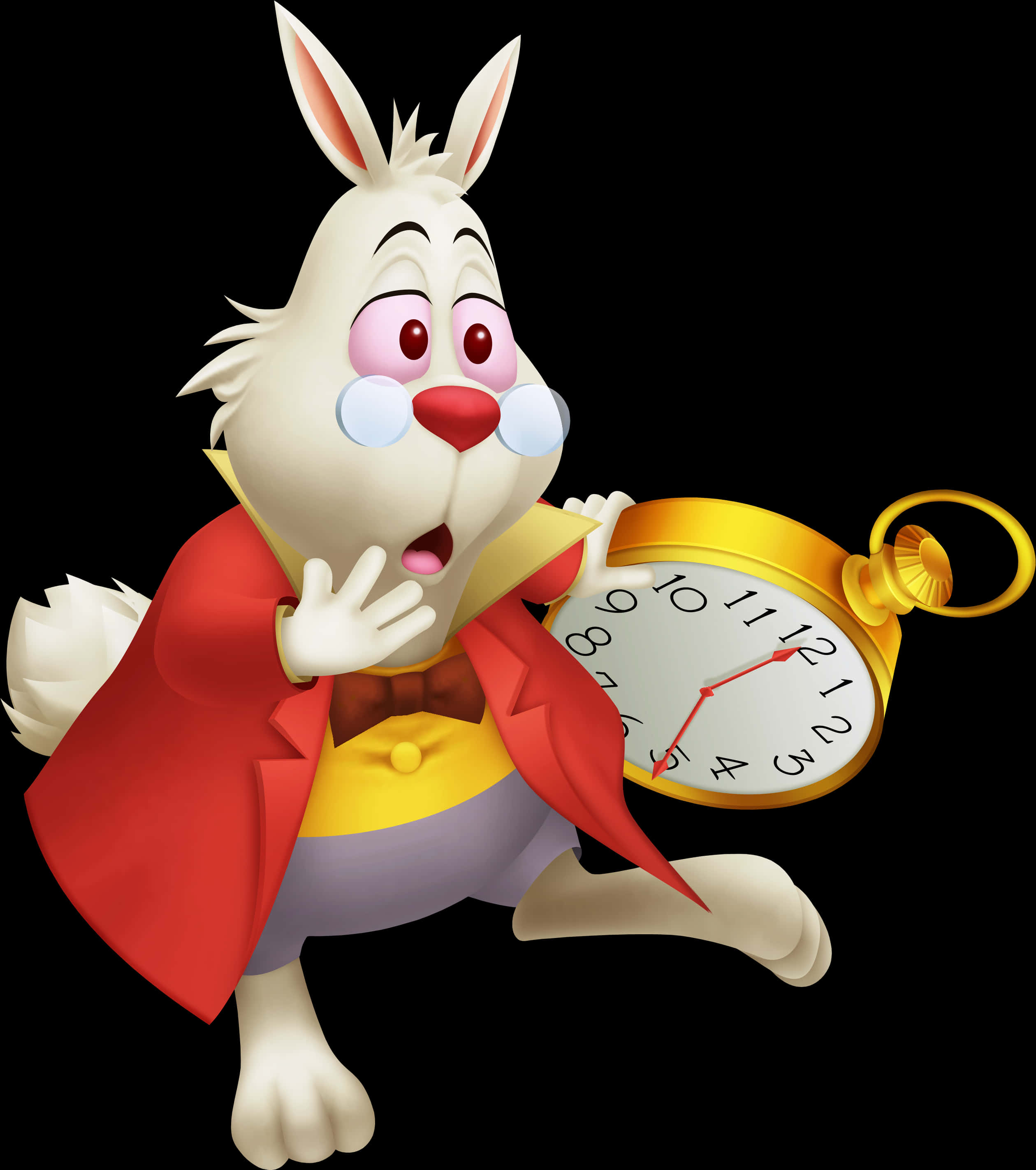 White Rabbit Late Alice In Wonderland PNG