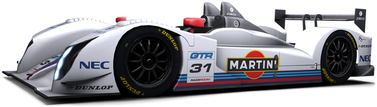 White Racing Prototype Car H D PNG