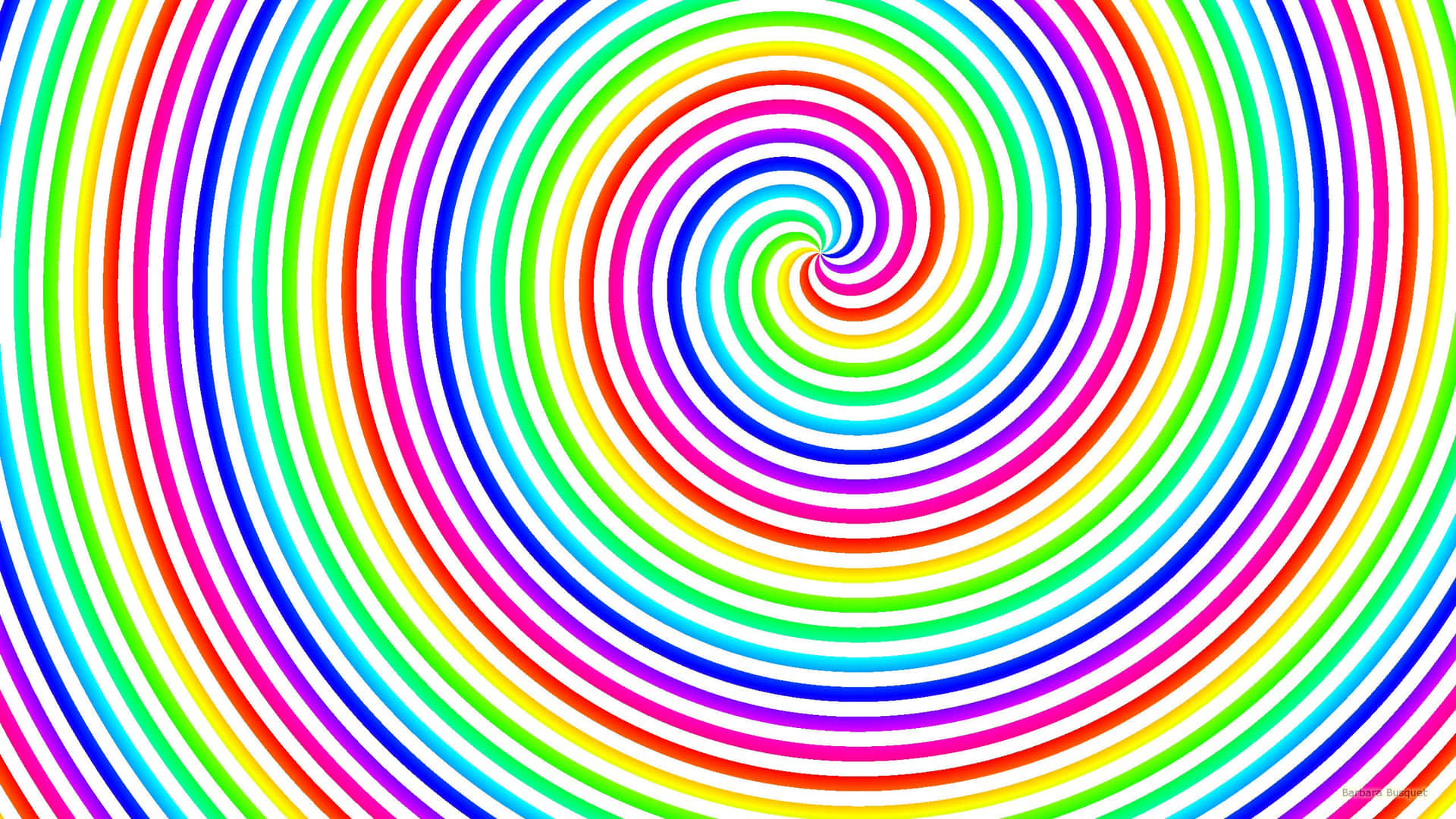 Explore the mysteries and beauty of a white rainbow Wallpaper