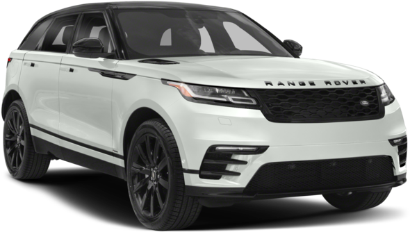 White Range Rover Velar Side View PNG