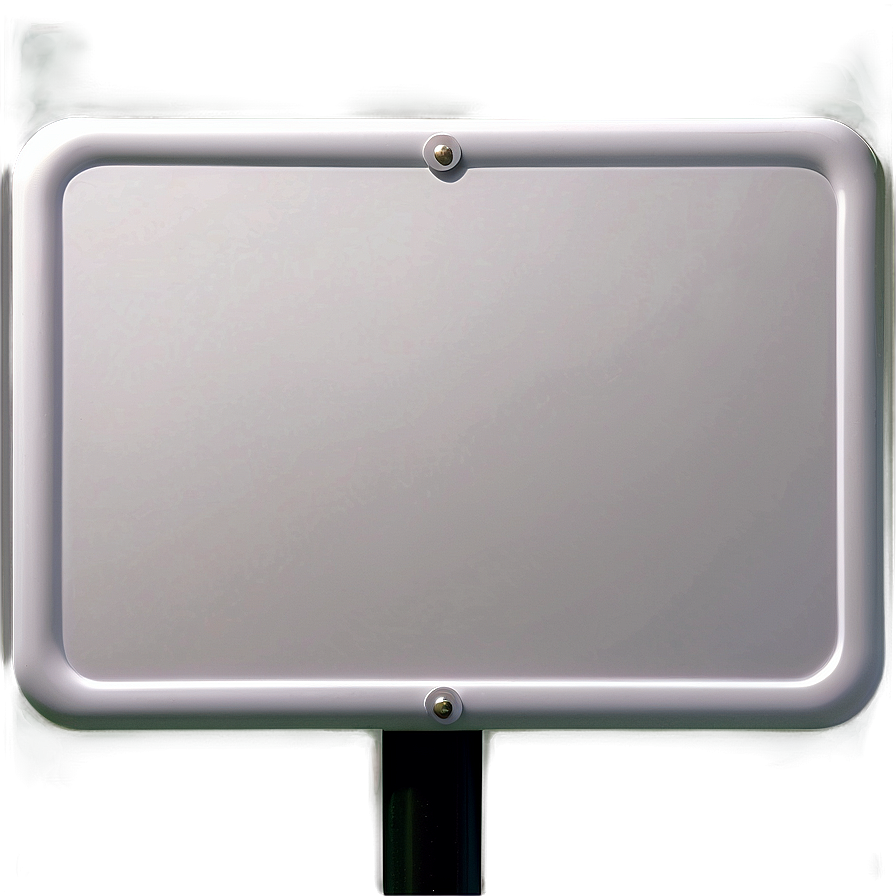 White Rectangle Sign Png Dam79 PNG