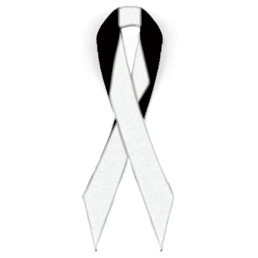 White Ribbon C PNG