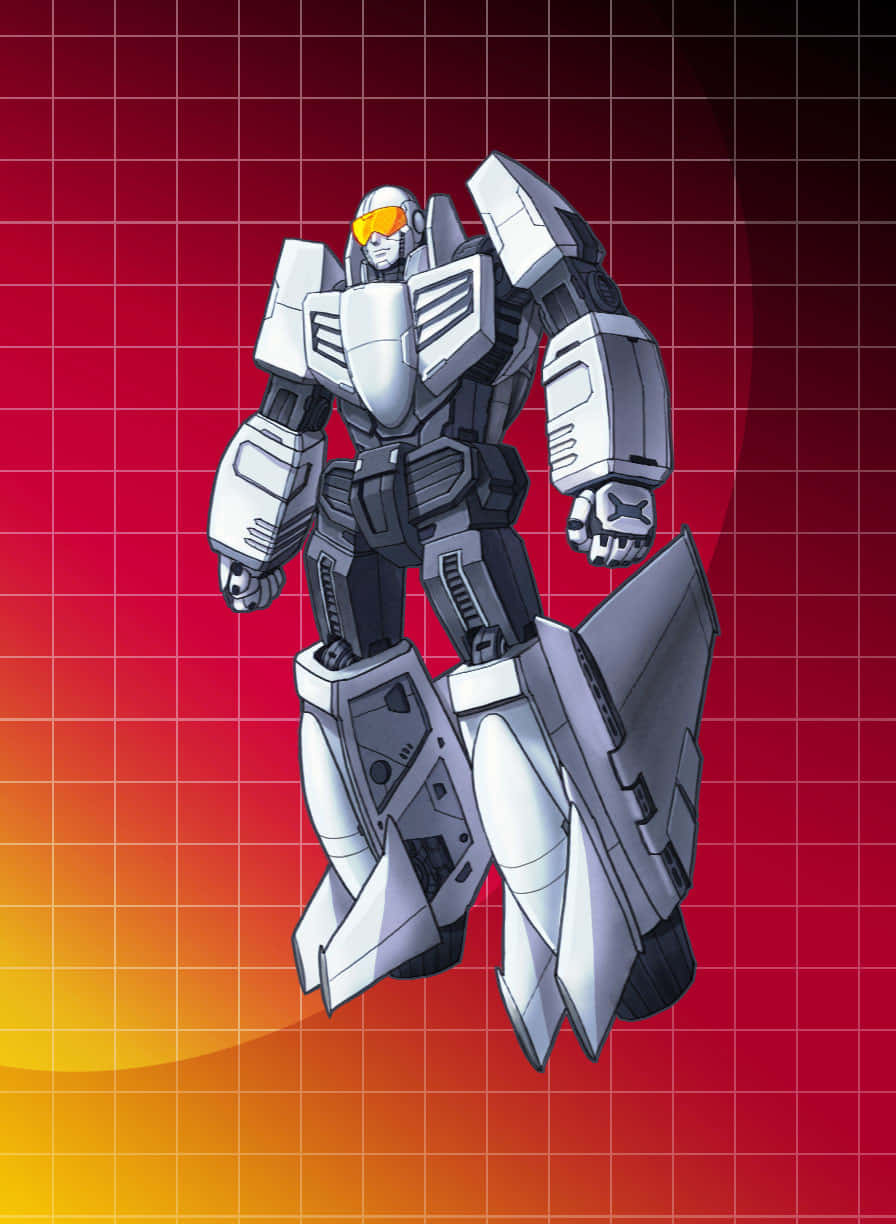 White Robot Challenge Of The Gobots Wallpaper