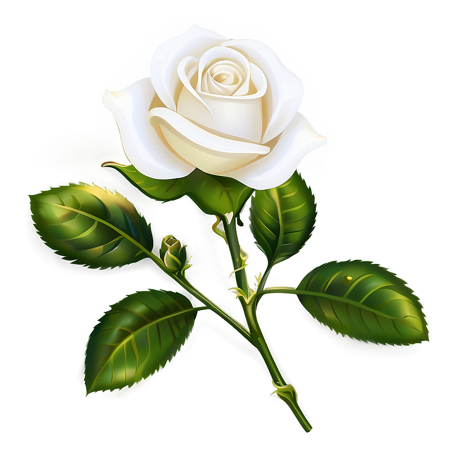 White Rose Clipart Png 64 PNG