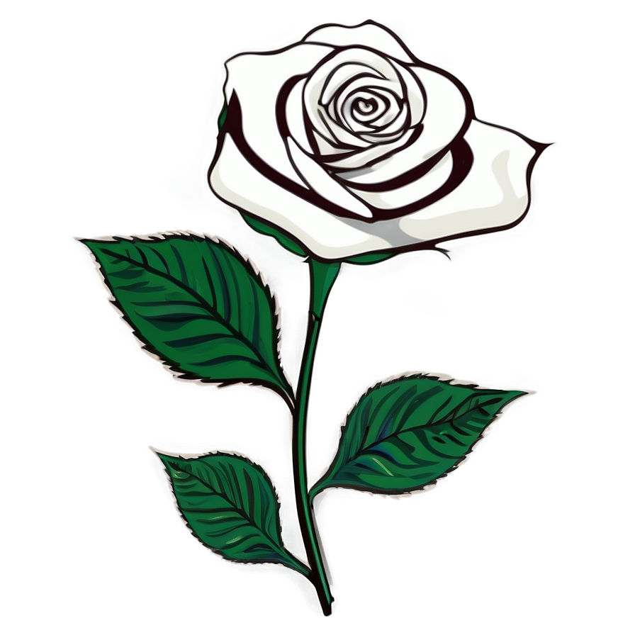 White Rose Clipart Png Det56 PNG