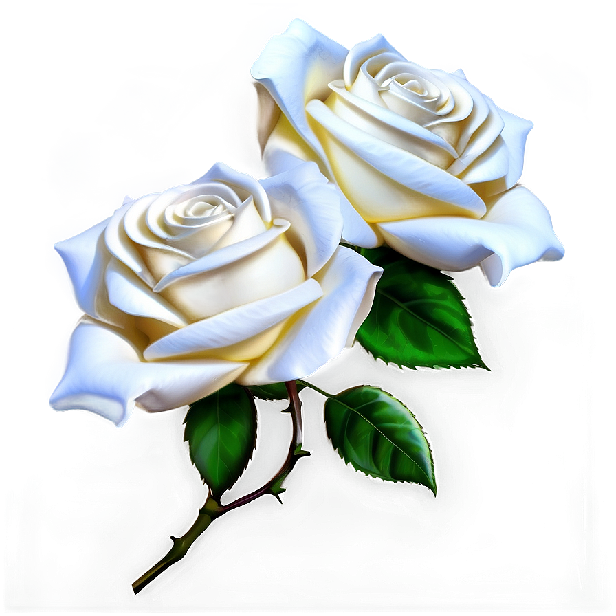 White Roses Flowers Png Xsb75 PNG