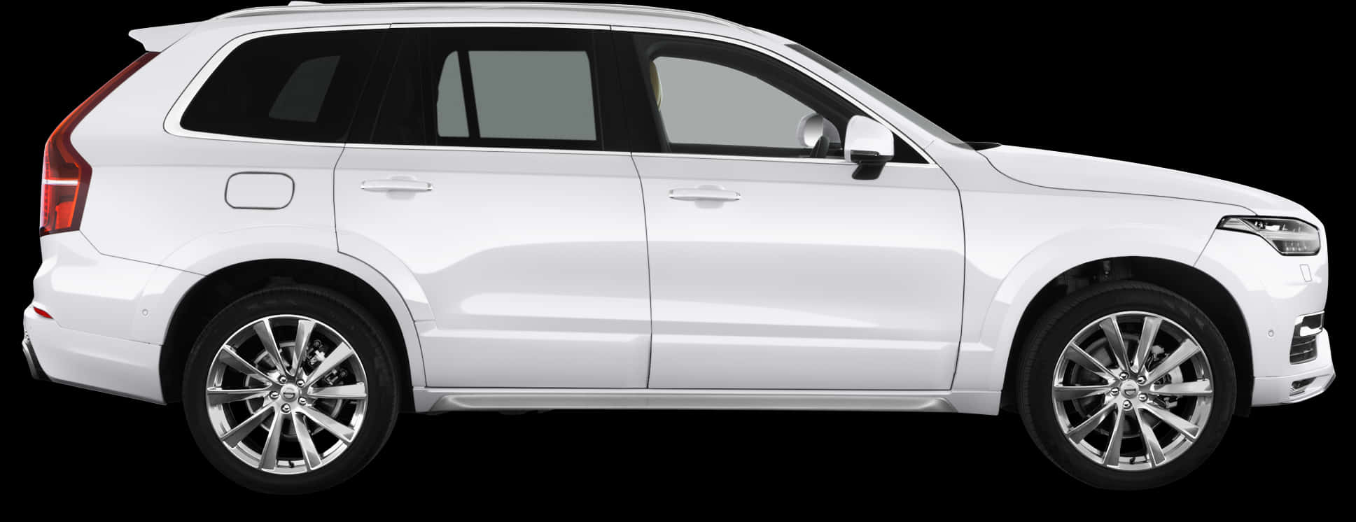 White S U V Side View PNG