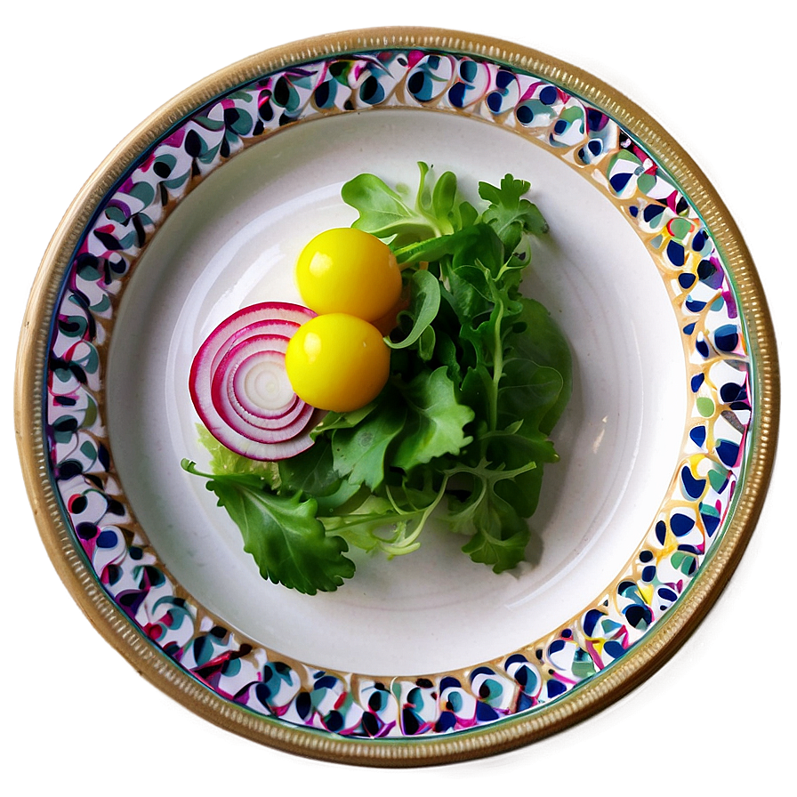 White Salad Plate Png Jnp PNG