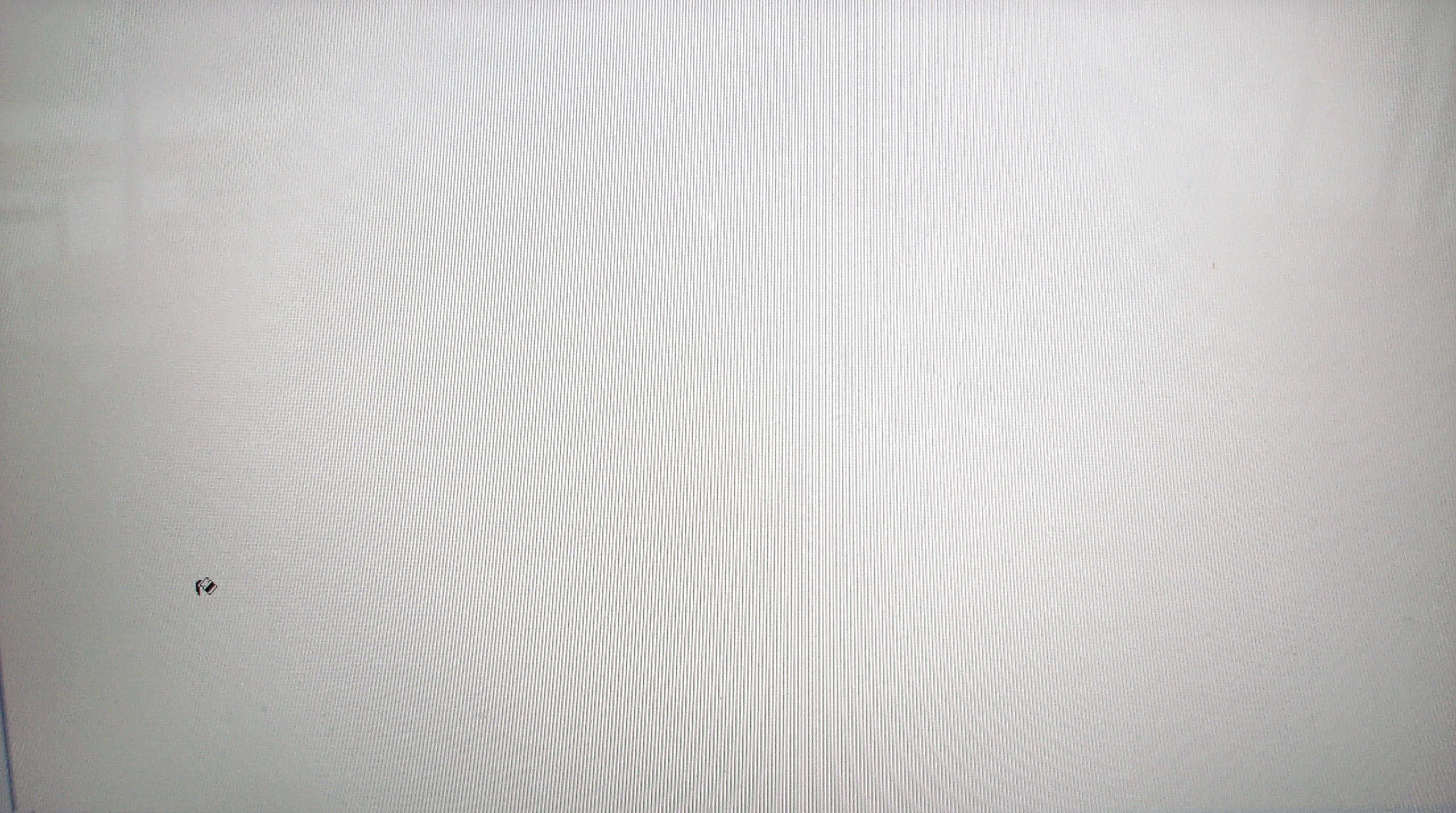 A White Laptop Screen
