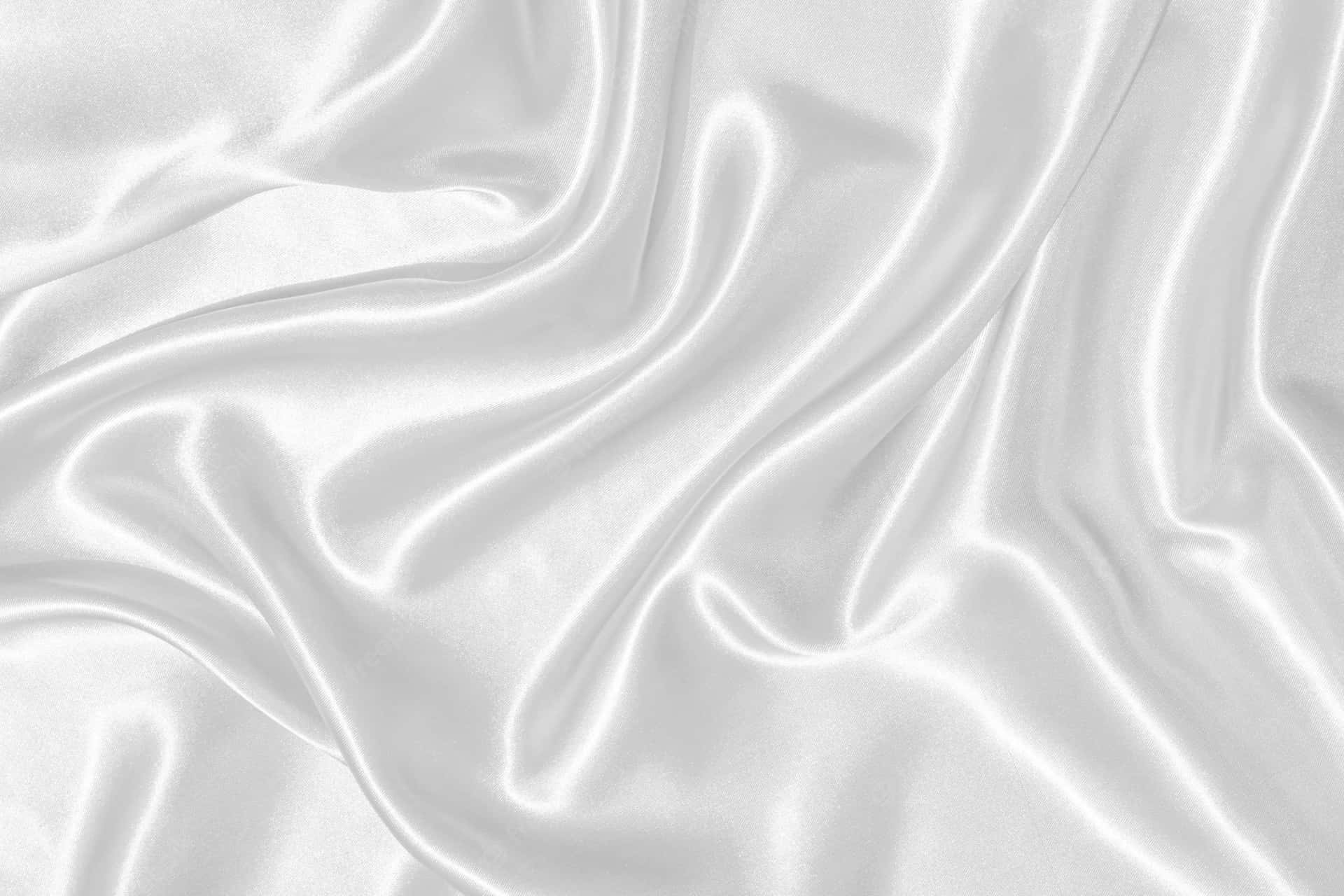 Smooth Of A White Silk Background