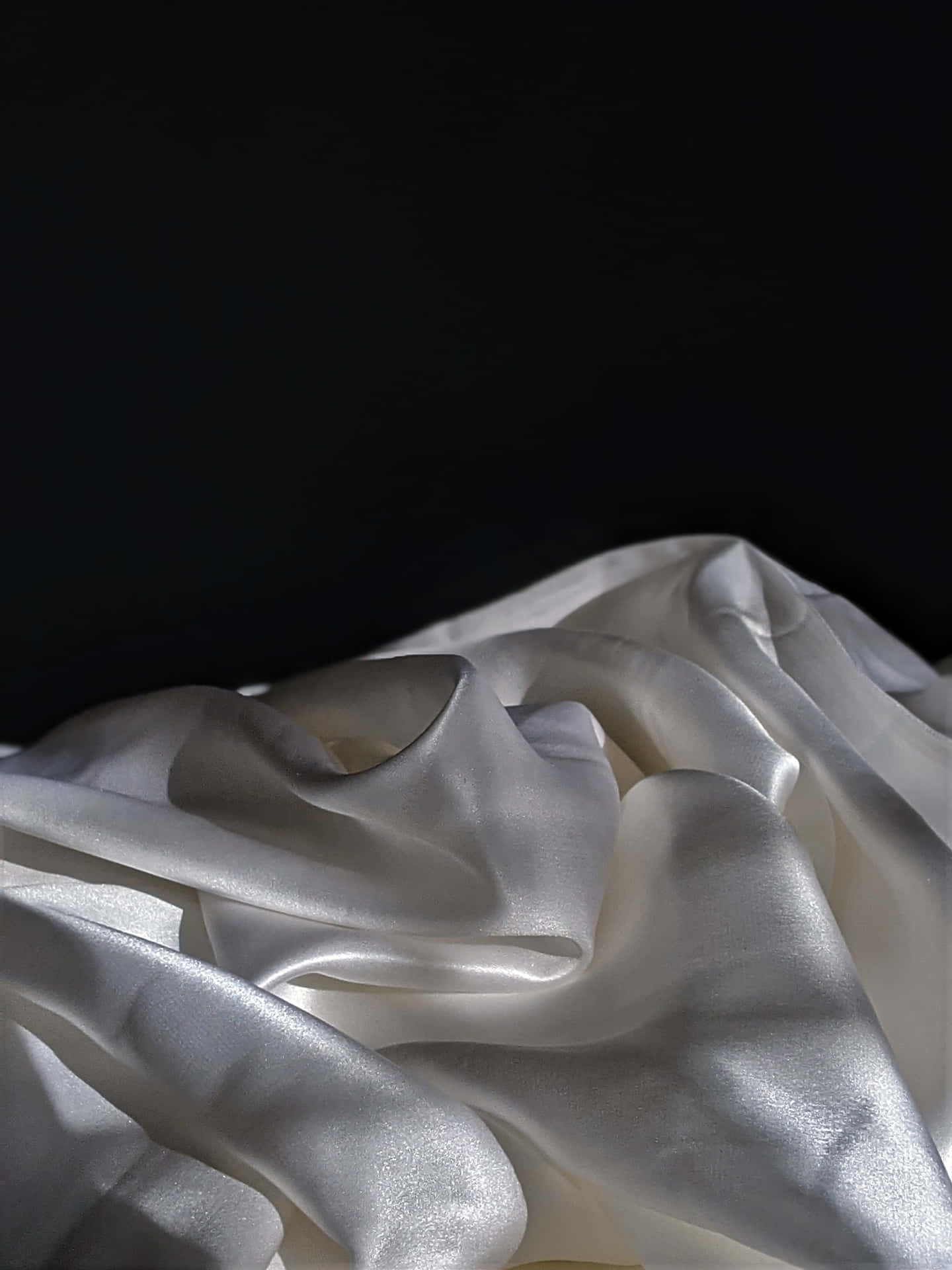 Majestic&Smooth White Silk Background