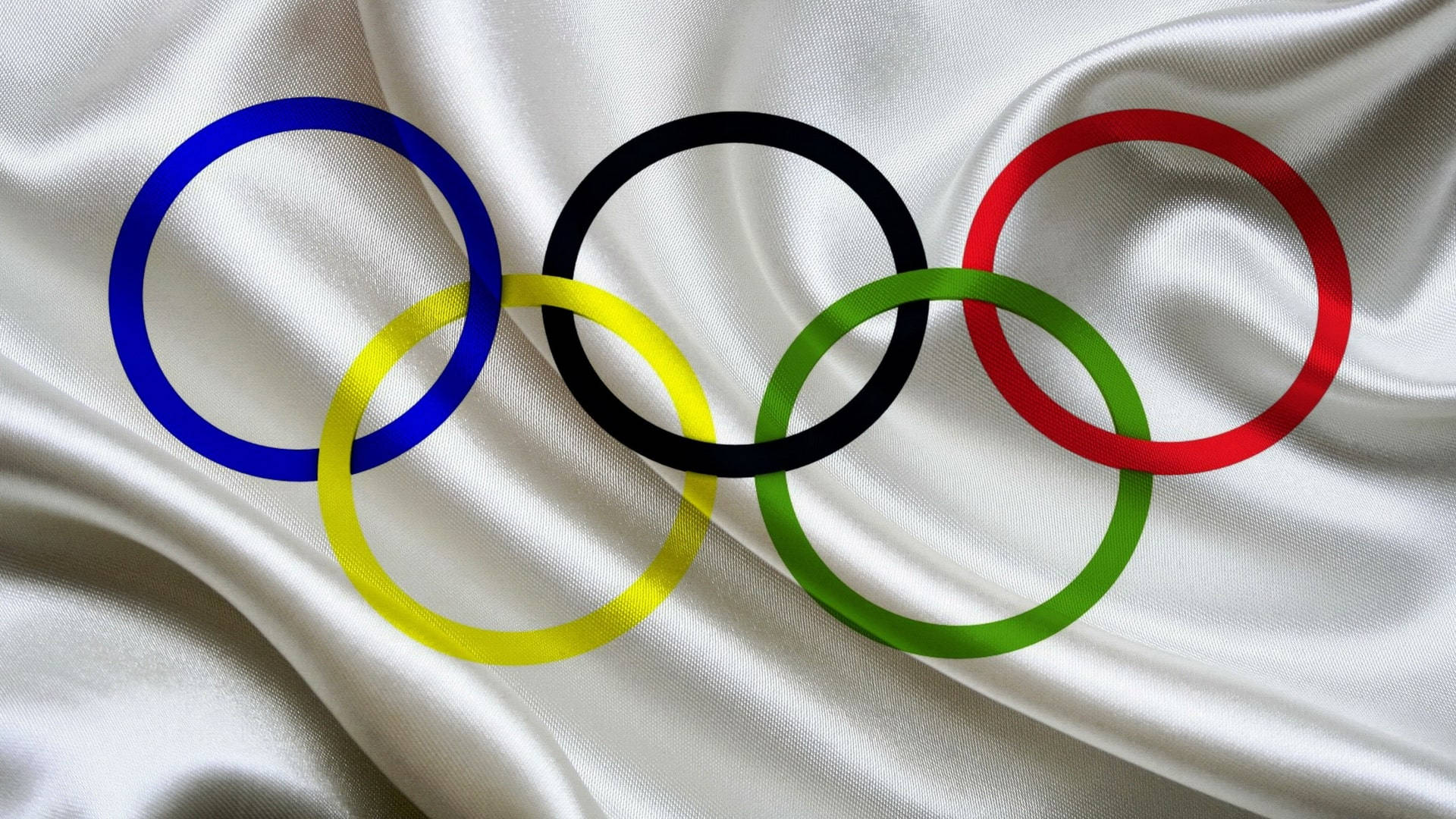 White Silk Olympics Logo