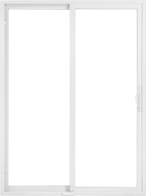 White Sliding Door Closed PNG