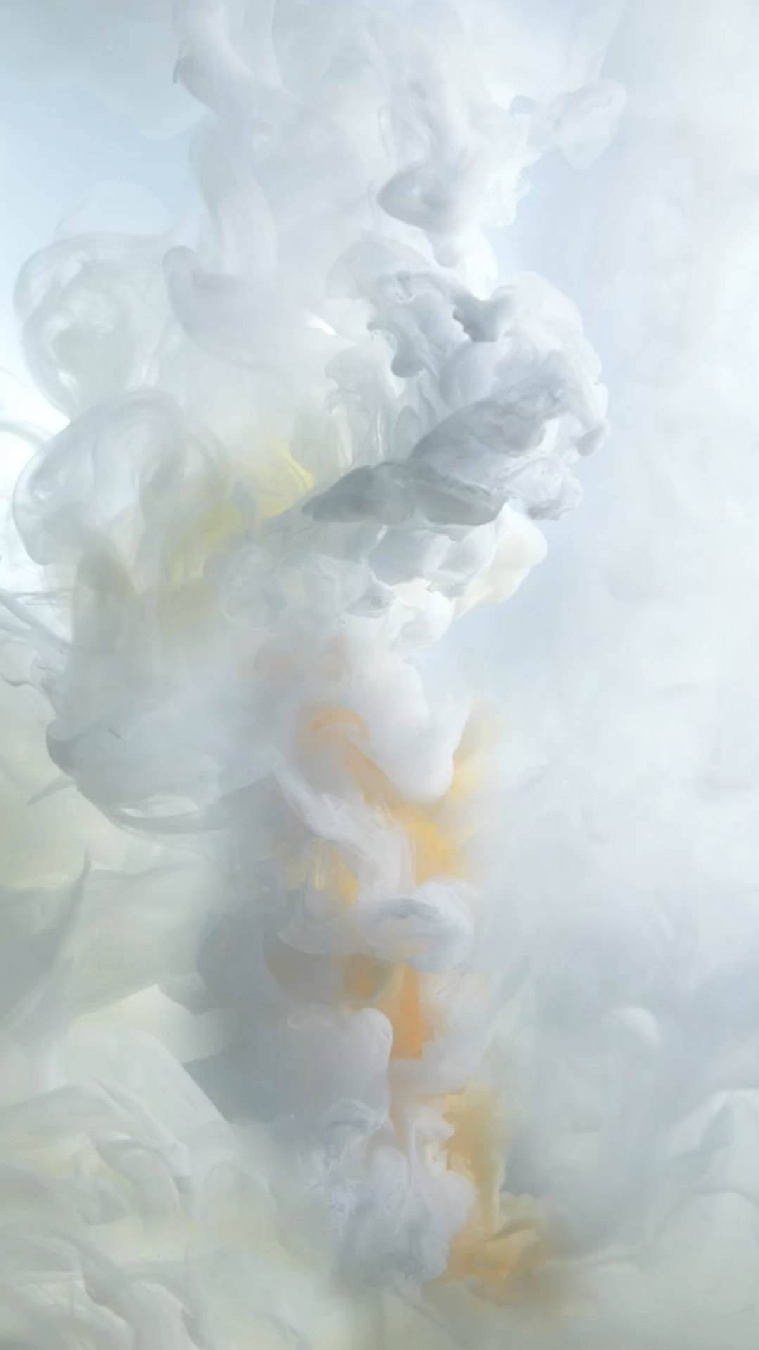 White Smoke iOS 6 Wallpaper