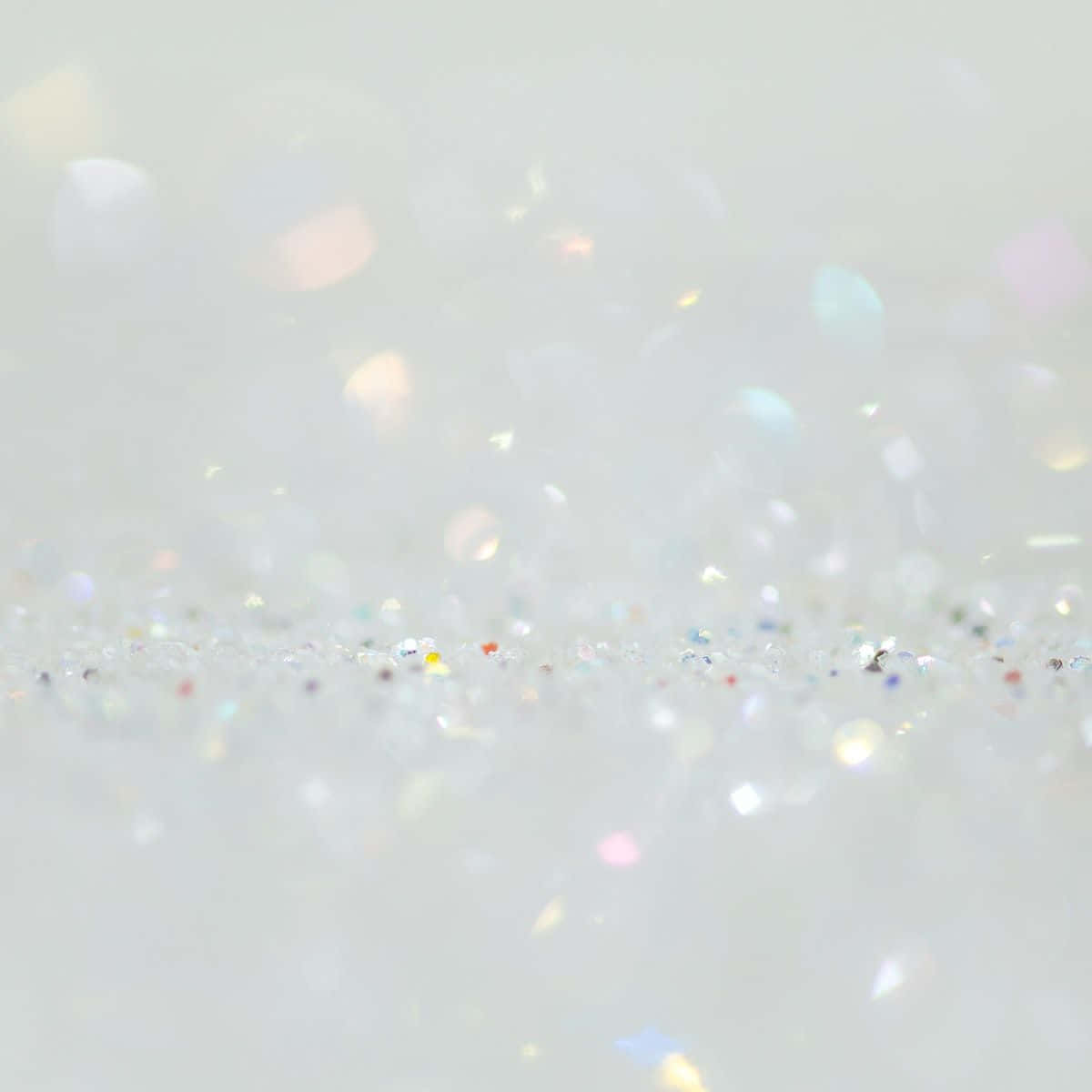 Clear Crystal Prism White Sparkles Background