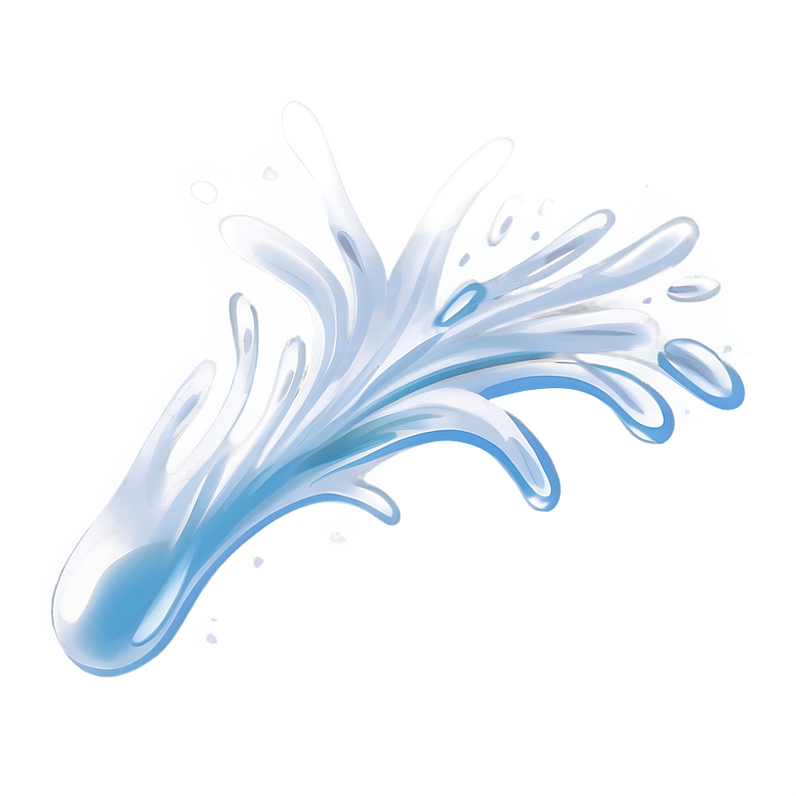 White Splash Drawing Png 06122024 PNG
