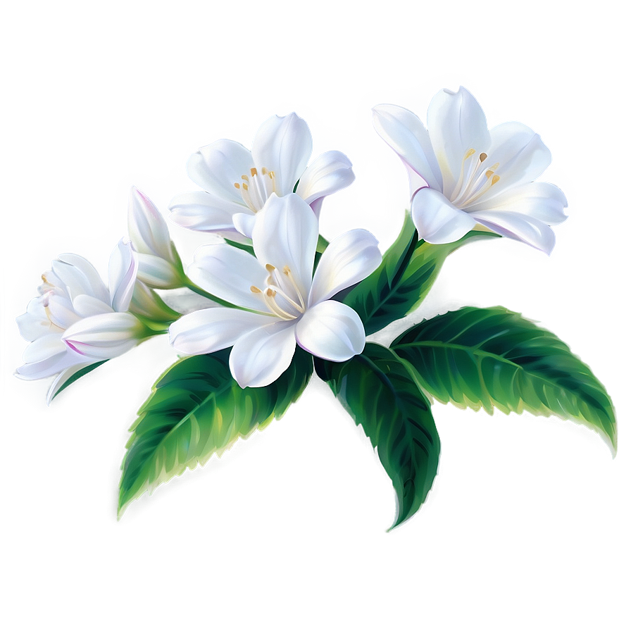 White Spring Flower Png 05242024 PNG