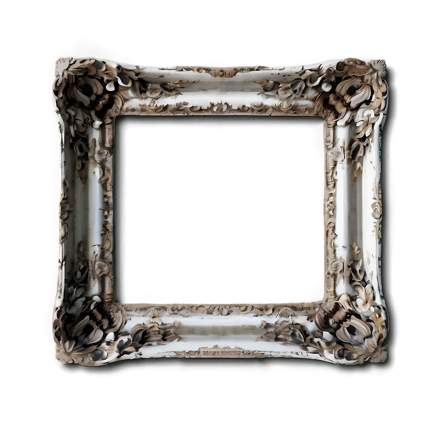 White Square Frame Png Wsy54 PNG