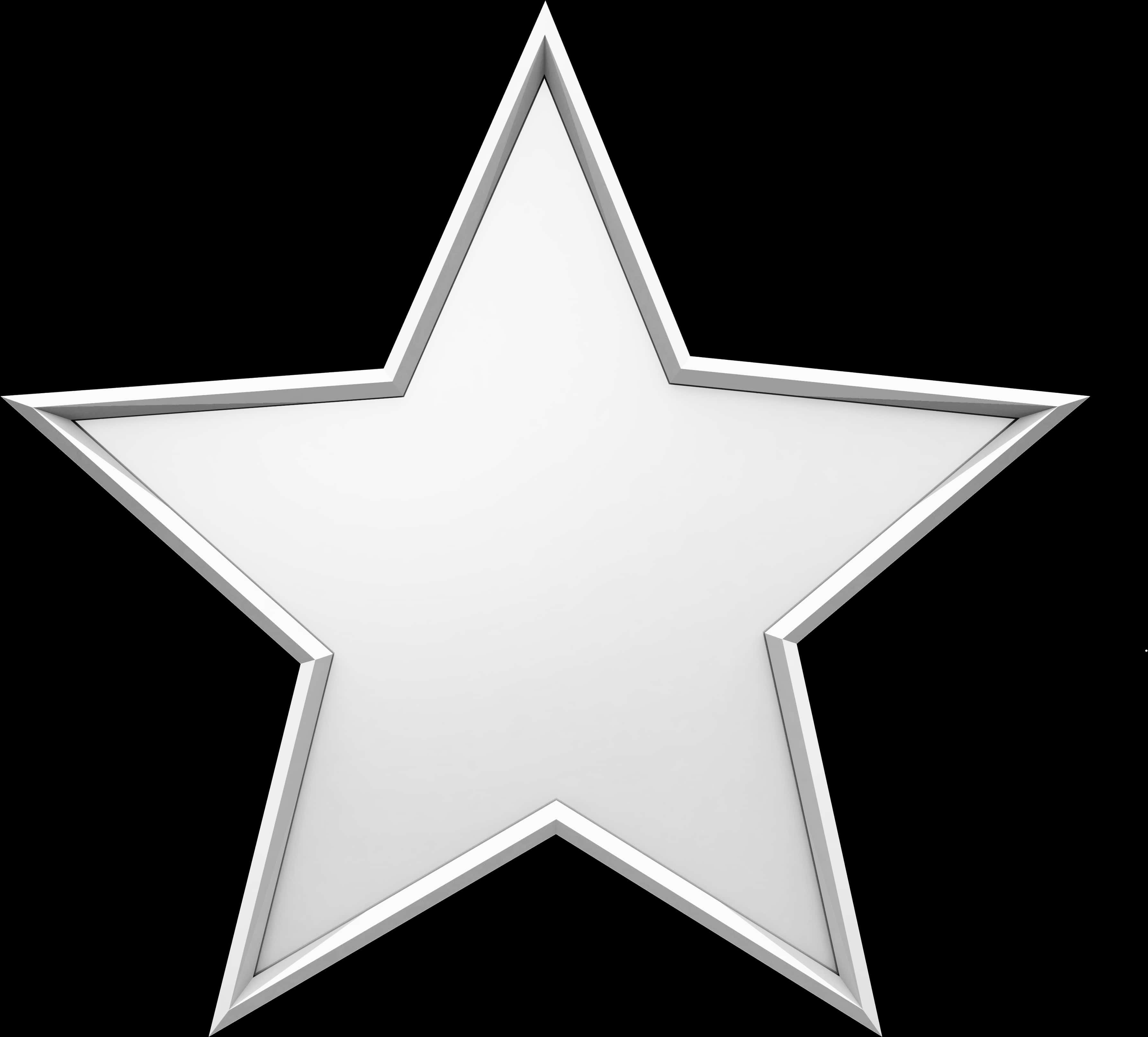 White Star Graphic Design PNG