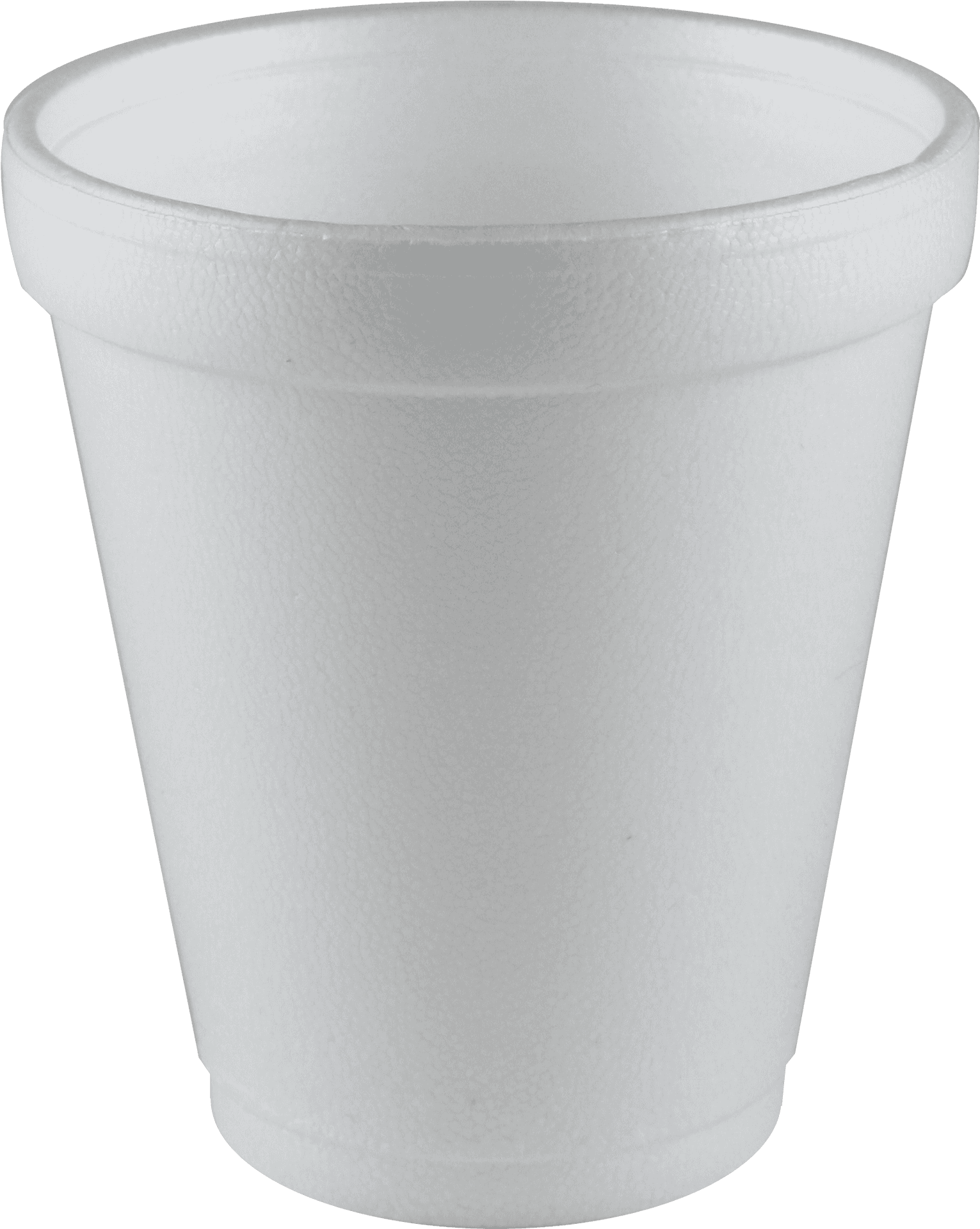 White Styrofoam Cup Isolated PNG