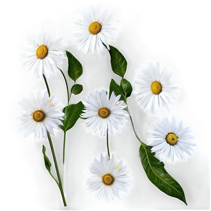 White Summer Flowers Png 98 PNG