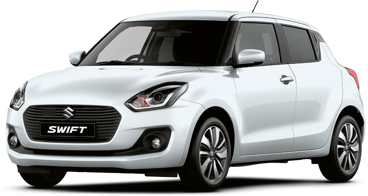 White Suzuki Swift2023 Model PNG