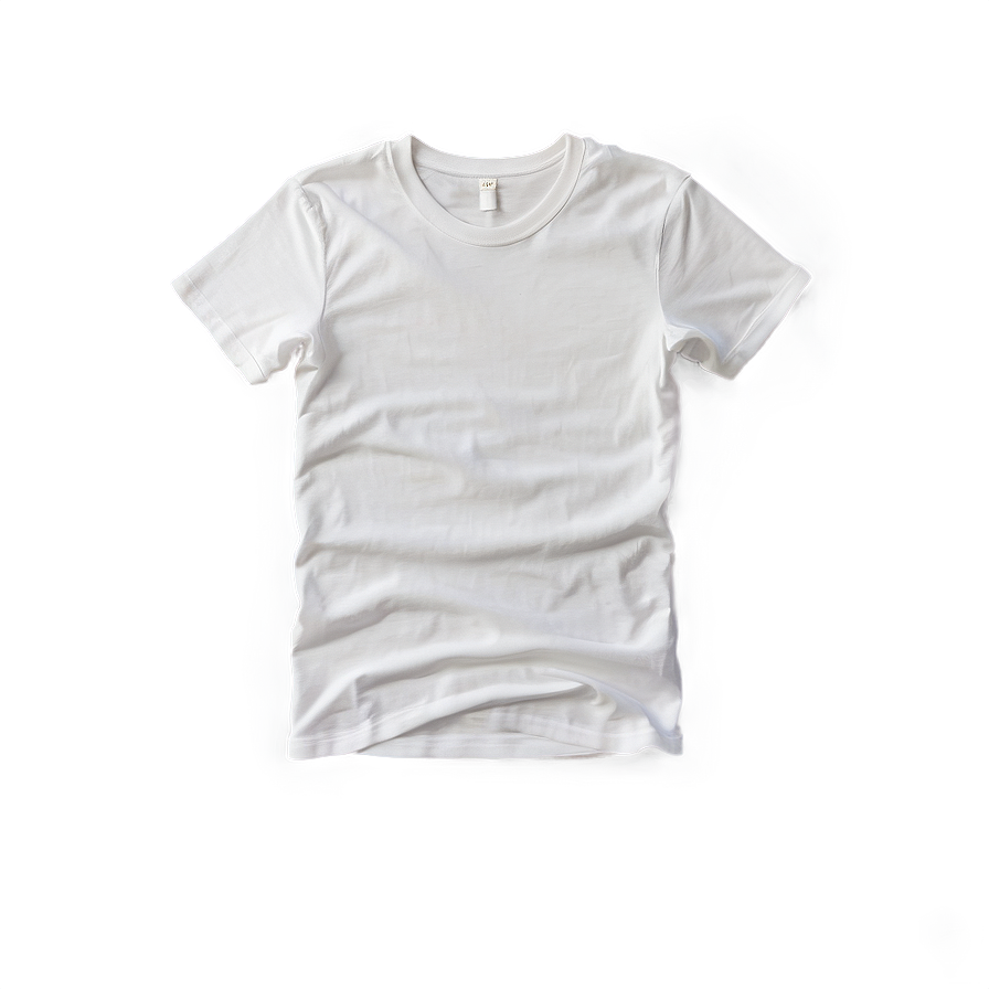 White T-shirt Apparel Mockup Png Ajs PNG