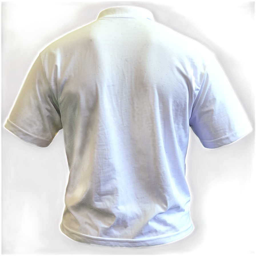 White T-shirt Back View Png Ojg51 PNG