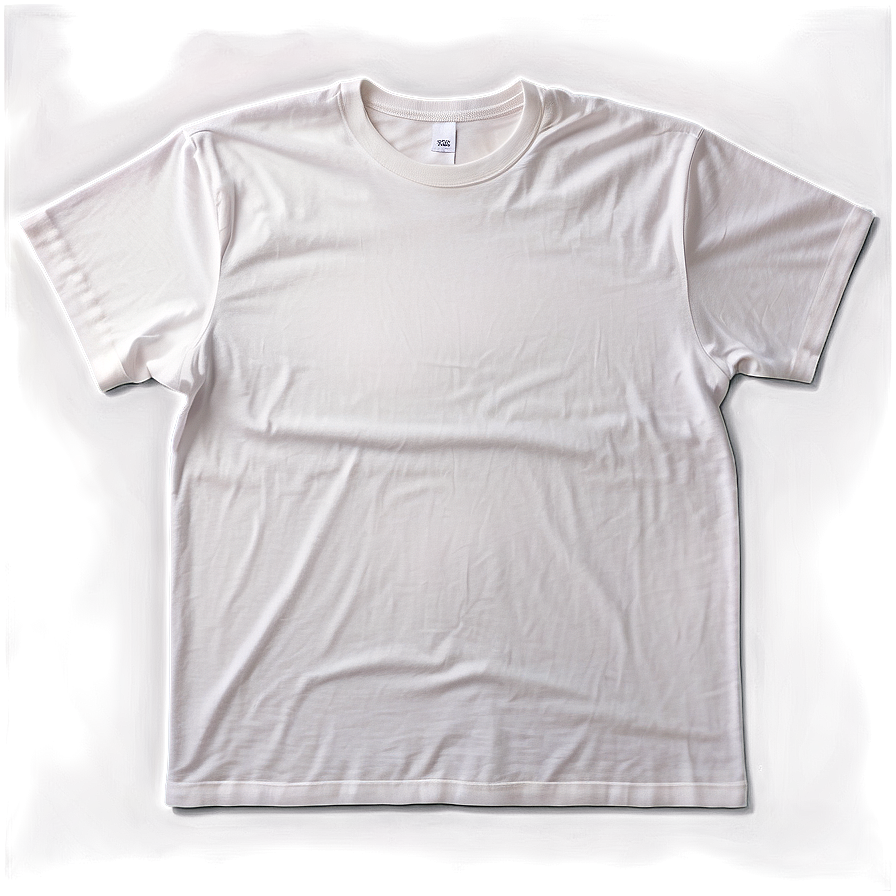 White T-shirt Flat Lay Mockup Png Ddi PNG