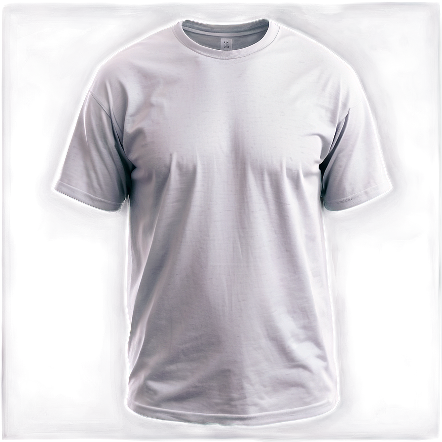 White T-shirt Mockup For Printing Png Pkb PNG