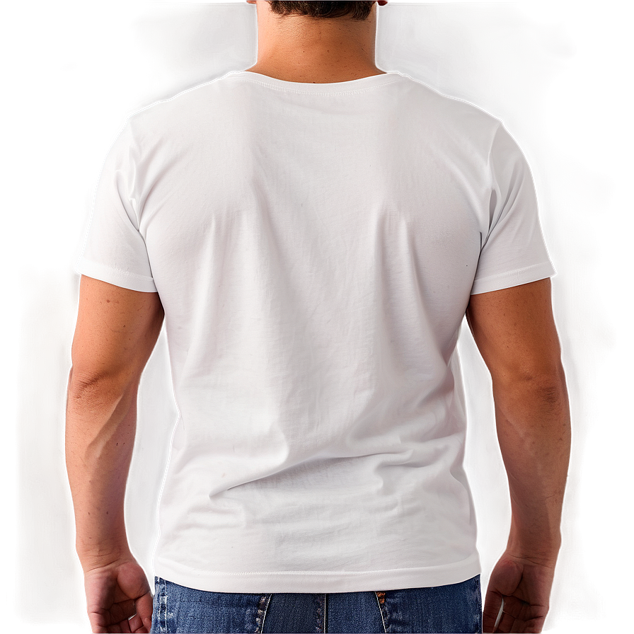 White T-shirt Mockup No Model Png 80 PNG