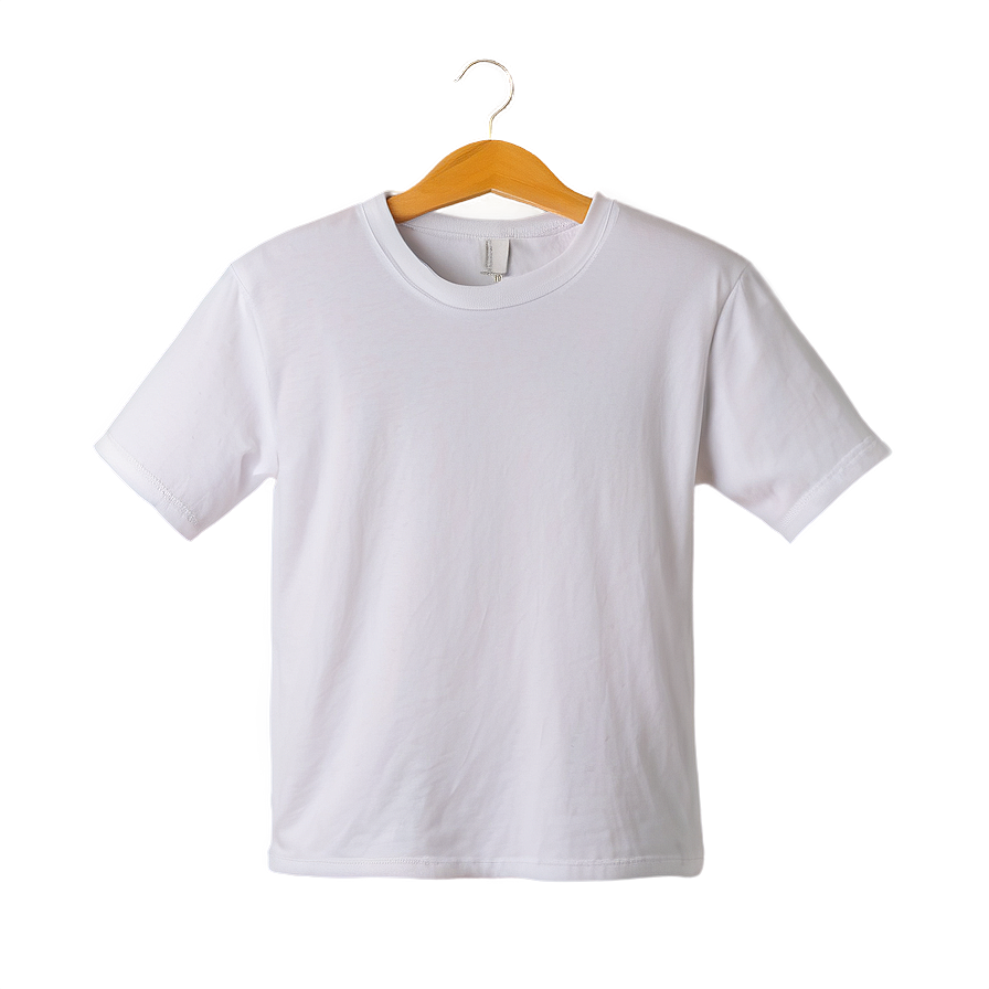 White T-shirt With Tag Png Llm23 PNG