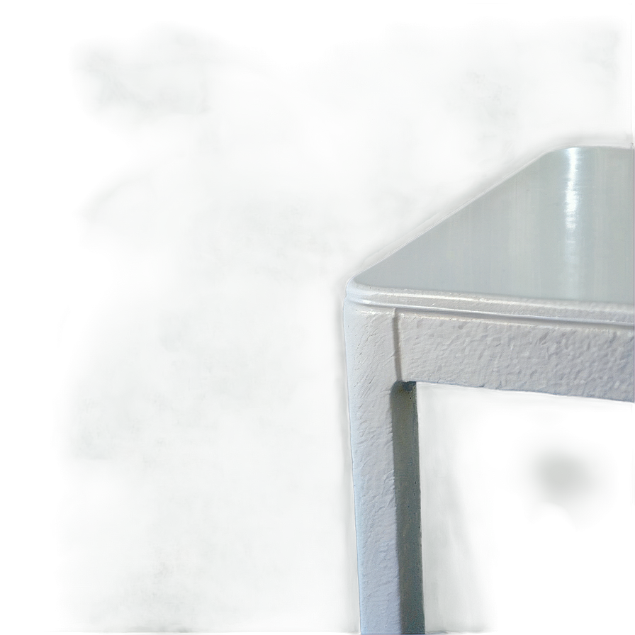White Table Close-up Png Wda62 PNG
