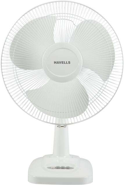 White Table Fan Havells Brand PNG
