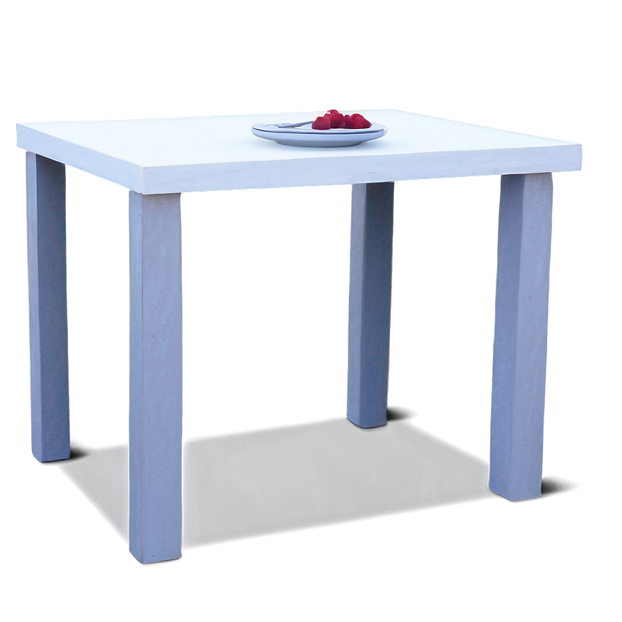 White Table For Two Png Cyu41 PNG