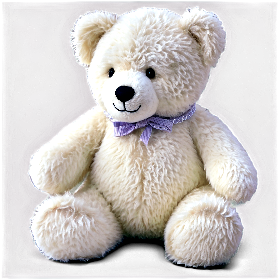 White Teddy Bear Png 7 PNG