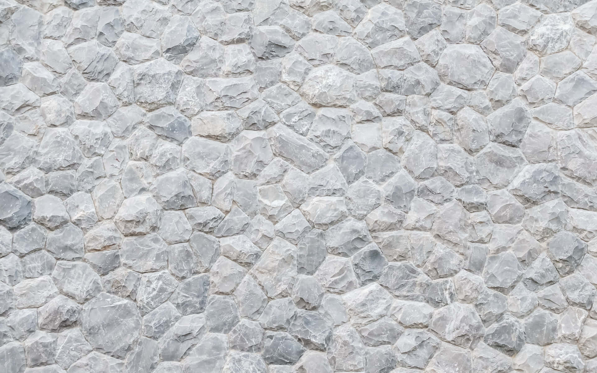 Stone Wall Gray And White Texture Background