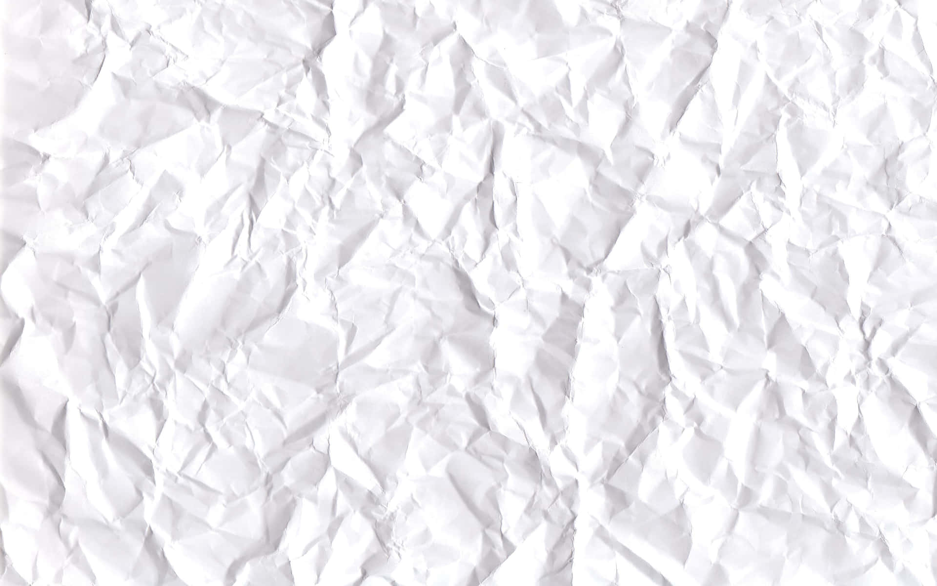 Wrinkled Paper White Texture Background