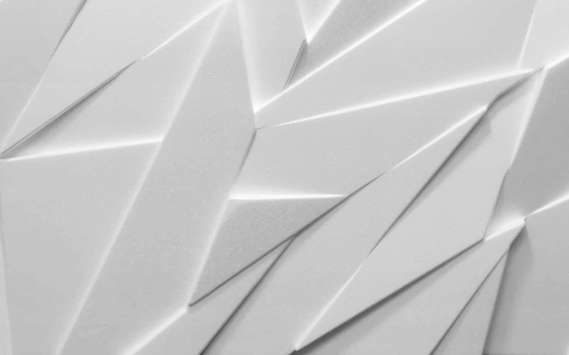Triangular Abstract White Texture Background