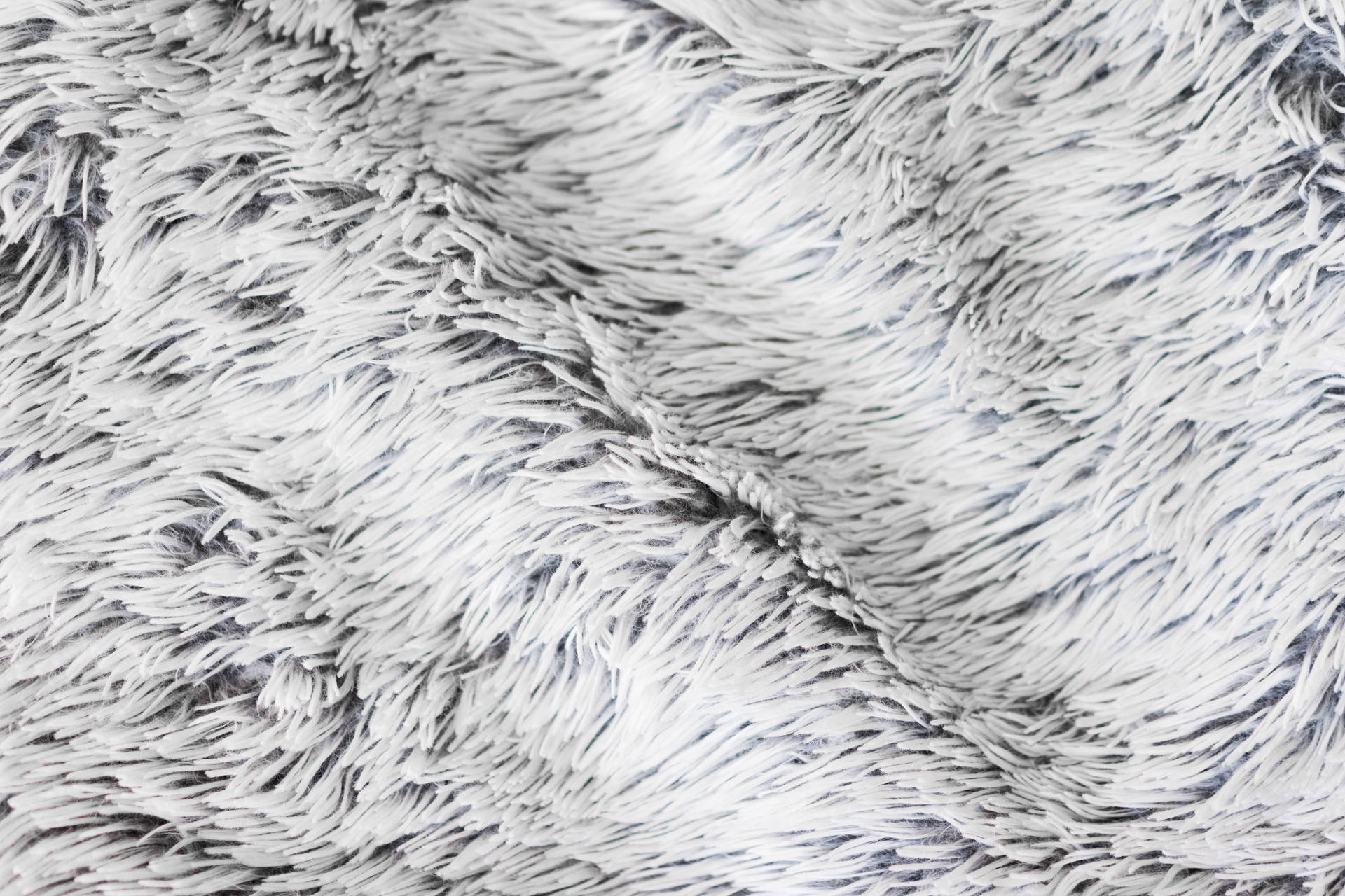 White Texture Fur Blanket Wallpaper