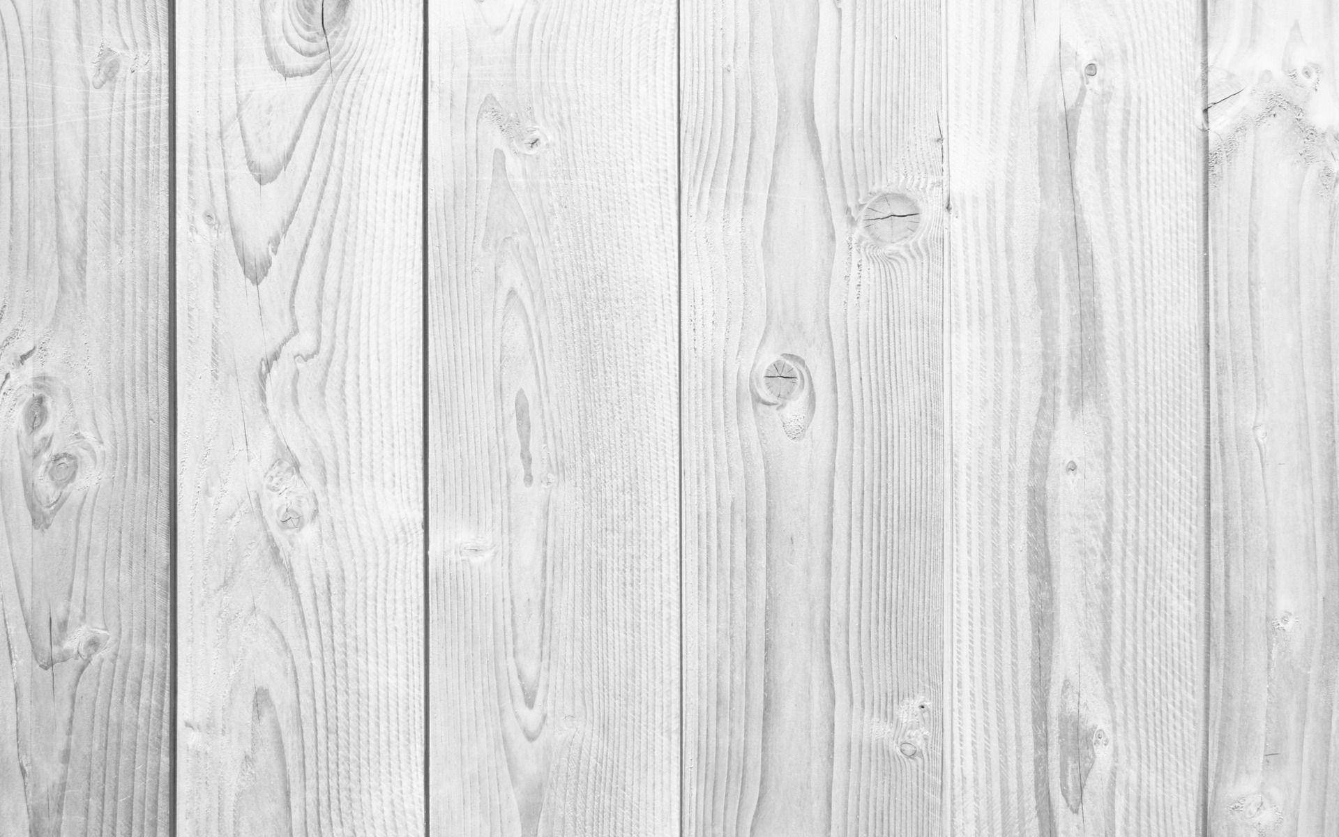 White Texture Wooden Panels Wallpaper